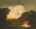 M  Godoy,"Sem título". Óleo sobre tela. Assinado "MGodoy". Datado, 1957. Med. 55 x 67 cm (MI); 80 x 92 cm(ME). Presença de sujidade sobre a camada pictórica. Acervo Particular Rio de Janeiro/RJ.