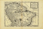 Cartografia - Herman Moll (Inglaterra, 16541732),A map of Terra Firma: Peru, Amazone Land, Brazil & the North Part of La Plata. London 1736. Med 23,7 x 34 cm. Marcas do tempo, sujidade e pontos de acidez sobre o papel. Presença do carimbo de catalogação da mapoteca do colecionador no verso do mapa.  Coleção particular Luiz Antônio Borges - Brasília/ DF. Referências:  https://www.mutualart.com/Artist/Herman-Moll; https://www.raremaps.com/gallery/detail/52378/a-map-of-terra-firma-peru-amazone-land-brasil-the-north-moll; https://www.maynardsfineart.com/auction-lot/herman-moll-a-map-of-terra-firma-peru-amazonel_FE74623BAC