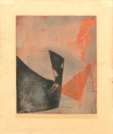 Fayga Perla Ostrower (Lodz, Polônia 1920 - Rio de Janeiro RJ 2001),"Sem título". litogravura sobre papel.  Assinada. Tiragem 18/40. Med 66 x 44 cm (ME); 60 x 40 cm (mancha). Sujidade sobre o papel, manchas e pontos de acidez. Acervo Particular - Búzios/RJ. Nota Biográfica: Gravadora, pintora, desenhista, ilustradora, teórica da arte e professora, Fayga Ostrower chegou ao Rio de Janeiro em 1934. Cursou Artes Gráficas na Fundação Getúlio Vargas (FGV), em curso coordenado por Tomás Santa Rosa. Seus professores foram Axl Leskoschek, Carlos Oswald, Hanna Levy-Deinhard, entre outros. Em 1955, viajou por um ano para Nova York com uma Bolsa de estudos da Fullbright.Realizou exposições individuais e coletivas no Brasil e no exterior. Seus trabalhos se encontram nos principais museus brasileiros, da Europa e das Américas. Recebeu numerosos prêmios, entre os quais, o Grande Prêmio Nacional de Gravura da Bienal de São Paulo (1957) e o Grande Prêmio Internacional da Bienal de Veneza (1958); nos anos seguintes, o Grande Prêmio nas bienais de Florença, Buenos Aires, México, Venezuela e outros.Entre os anos de 1954 e 1970, desenvolveu atividades docentes na disciplina de Composição e Análise Crítica no Museu de Arte Moderna do Rio de Janeiro. No decorrer da década de 60, lecionou no Spellman College, em Atlanta, EUA; na Slade School da Universidade de Londres, Inglaterra, e, posteriormente, como professora de pós-graduação, em várias universidades brasileiras. Durante estes anos desenvolveu também cursos para operários e centros comunitários, visando a divulgação da arte. Proferiu palestras em inúmeras universidades e instituições culturais no Brasil e no exterior.Foi presidente da Associação Brasileira de Artes Plásticas entre 1963 e 1966. De 1978 a 1982, presidiu a comissão brasileira da International Society of Education through Art, INSEA, da Unesco. Em 1969, a Biblioteca Nacional, no Rio de Janeiro, publicou álbum de gravuras suas, realizadas entre 1954 e 1966. É membro honorário da Academia delle Arti Dell Disegno de Florença, Itália. Fez parte do Conselho Estadual de Cultura do Rio de Janeiro de 1982 a 1988. Em 1972, foi agraciada com a condecoração Ordem do Rio Branco. Em 1998, foi condecorada com o Prêmio do Mérito Cultural pelo Presidente da República do Brasil. Em 1999, recebeu o Grande Prêmio de Artes Plásticas do Ministério da Cultura. Referência Bibliográfica: https://faygaostrower.org.br/a-artista/biografia-resumida