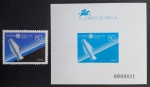 Estrangeiros Açores/Portugal Prova Numerada + Selo Europa Cept (1991)