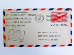 ESTADOS UNIDOS 1945 ENVELOPE SEGUNDA GUERRA MUNDIAL CORREIO MILITAR CARIMBO U.S. ARMY CENSURADO