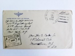 ESTADOS UNIDOS 1944 ENVELOPE SEGUNDA GUERRA MUNDIAL CORREIO MILITAR CARIMBO U.S. ARMY CENSURADO