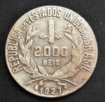 Moeda do Brasil - 2000 Réis  1927  Prata  P713