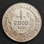 Moeda do Brasil - 2000 Réis  1928  Prata  P714