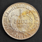 Moeda do Brasil - 2000 Réis  1934  Prata  P718