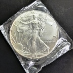 Moeda dos Estados Unidos - 1 dollar - 2016 - Prata (.999) - 31.1 g - 40.6 mm - Onça de prata - American Silver Eagle - KM# 273 - Lacrada