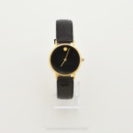 MOVADO/ZENITH - Relógio Unissex com Caixa em Plaque Or Medindo 31,0mm. Lindo Mostrador Negro Protegi