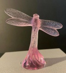 RENÉ LALIQUE FRANCE- LIBÉLULA ROSA LALIQUE número do item 203917844893.