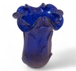 Antigo Vaso Em Murano Italiano Com Po De Ouro 23140 Rrdeco (Usado)