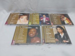 Lote de 5 cd's originais da coleção revista Caras "A Música do Século", numerações diversas.