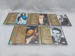 Lote de 5 cd's originais da coleção revista Caras "A Música do Século", numerações diversas.