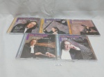 Lote de 5 cd's originais da coleção "Meu Piano - Arthur Moreira Lima", numerações diversas.