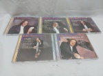 Lote de 5 cd's originais da coleção "Meu Piano - Arthur Moreira Lima", numerações diversas.