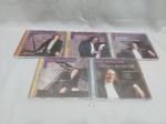 Lote de 5 cd's originais da coleção "Meu Piano - Arthur Moreira Lima", numerações diversas.