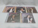 Lote de 5 cd's originais da coleção "Meu Piano - Arthur Moreira Lima", numerações diversas.