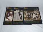 Lote de 3 discos de vinil da coleção Música popular brasileira", números diversos.