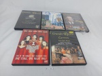 Lote de 5 dvds de música, diversos para colecionador.