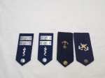 Exercito Brasileiro - Insignias de posto militar, estrela singela. Medindo 14cm x 6cm.