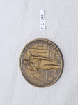 Medalha do III Congresso de Engenharia e Legislação Ferroviária - Belo Horizonte - BRONZE - 61 mm- 94 grs - Catalog KP35B- Grav. M.LAGONE