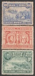 ANO COMPLETO DE SELOS COMEMORATIVOS - 1922 - COM 3 SELOS NOVOS SEM CARIMBO