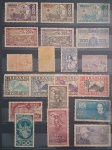 ANO COMPLETO DE SELOS COMEMORATIVOS - 1935 - COM 20 SELOS NOVOS SEM CARIMBO