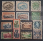 ANO COMPLETO DE SELOS COMEMORATIVOS - 1937 - COM 14 SELOS NOVOS SEM CARIMBO