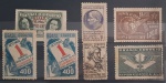 ANO COMPLETO DE SELOS COMEMORATIVOS - 1941 - COM 7 SELOS NOVOS SEM CARIMBO INCLUINDO OS AÉREOS