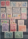 ANO COMPLETO DE SELOS COMEMORATIVOS - 1945- COM 20 SELOS NOVOS SEM CARIMBO INCLUINDO OS AÉREOS