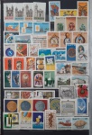 ANO COMPLETO DE SELOS COMEMORATIVOS - 1977 - COM 57 SELOS NOVOS MINT