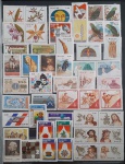 ANO COMPLETO DE SELOS COMEMORATIVOS - 1980 - COM 49 SELOS NOVOS MINT