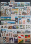 ANO COMPLETO DE SELOS COMEMORATIVOS - 1985 - COM 63 SELOS NOVOS MINT