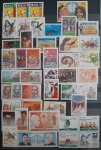 ANO COMPLETO DE SELOS COMEMORATIVOS - 1991 - COM 47 SELOS NOVOS MINT