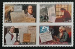 ESTADOS UNIDOS - BENJAMIN FRANKLIN - SÉRIE COMPLETA COM 4 SELOS - MINT