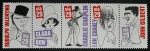 ESTADOS UNIDOS - CINEMA - SÉRIE COMPLETA COM 5 SELOS - MINT
