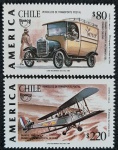 CHILE - AMÉRICA UPAEP - SÉRIE COM 2 SELOS  MINT