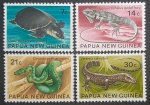 PAPUA - FAUNA - 4 SELOS MINT