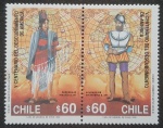 CHILE - SÉRIE COM 2 SELOS MINT