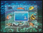 CHINA - PEIXES - BLOCO MINT