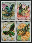 PAPUA-NOVA GUINÉ - BORBOLETAS - SÉRIE COMPLETA MINT