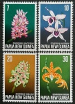 PAPUA-NOVA GUINÉ - FLORA - SÉRIE COMPLETA MINT