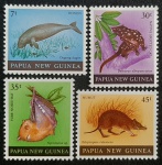 PAPUA-NOVA GUINÉ - FAUNA - SÉRIE COMPLETA MINT