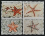 PAPUA-NOVA GUINÉ - ESTRELAS-DO-MAR - SÉRIE COMPLETA MINT