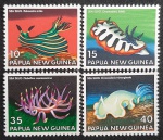 PAPUA-NOCA GUINÉ - LESMAS DO MAR - SÉRIE COMPLETA MINT