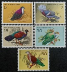 PAPUA-NOVA GUINÉ - AVES - SÉRIE COMPLETA MINT