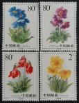 CHINA - FLORA - SÉRIE COMPLETA MINT