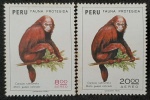 PERU - FAUNA - SÉRIE COMPLETA COM PONTO DE ÓXIDO