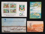 B90/91/92/93 - QUATRO BLOCOS NOVOS TODOS DE 92 - RHM 33 UF