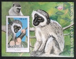 NAMIBIA - FAUNA - BLOCO - ABAIXO DO FACIAL