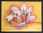 NAMIBIA - FAUNA - BLOCO - ABAIXO DO FACIAL