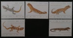 NAMIBIA - FAUNA - SÉRIE COMPLETA COM 5 SELOS MINT - ABAIXO DO FACIAL